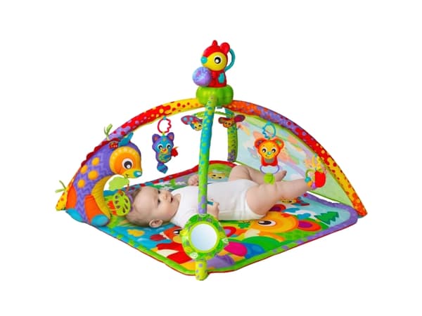 Playgro 0186993, Babygym, Lekestang, Gir fra seg lyd, Flerfarget