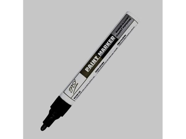 Oil marker waterproof black (10pcs) EASY