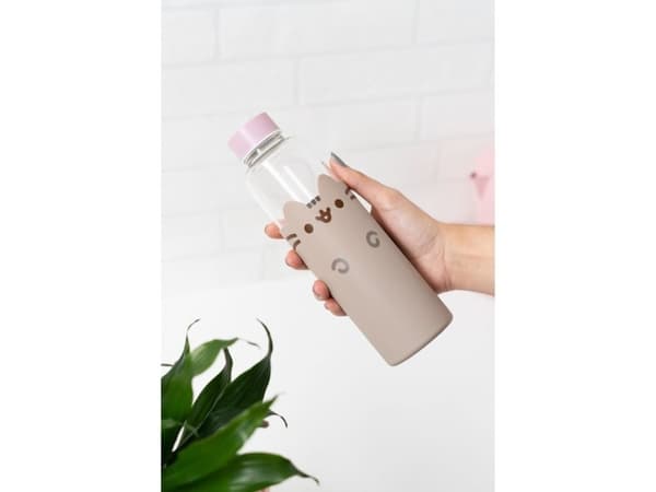 Pusheen - Lasinen vesipullo 500 ml