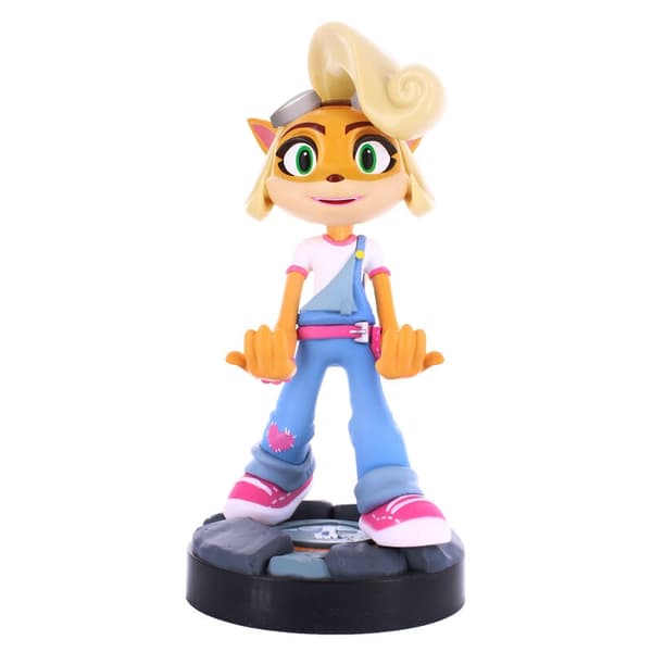 Crash Bandicoot Coco figure clamping bracket Cable guy 21cm Flerfarget
