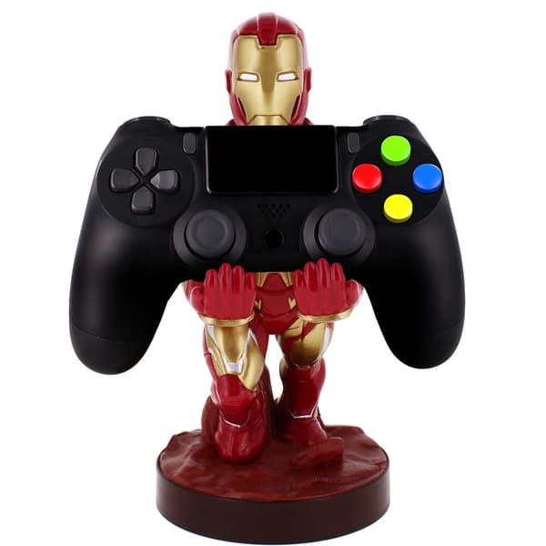 Marvel Iron Man clamping figure bracket Cable guy 21cm