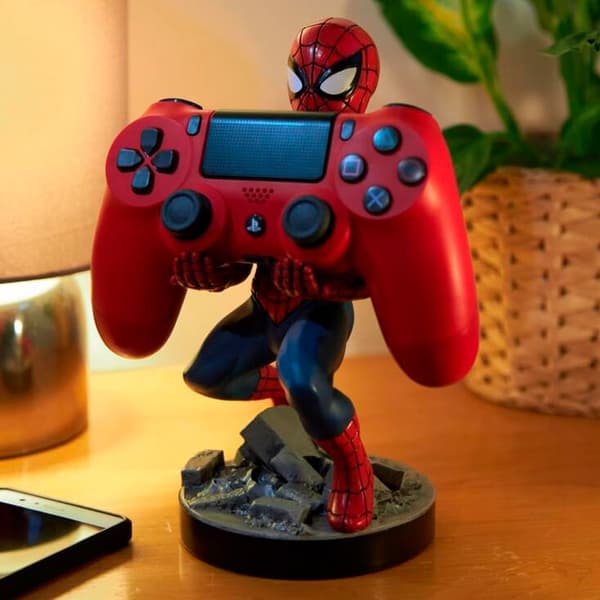 Marvel Spiderman figure clamping bracket Cable guy 21cm