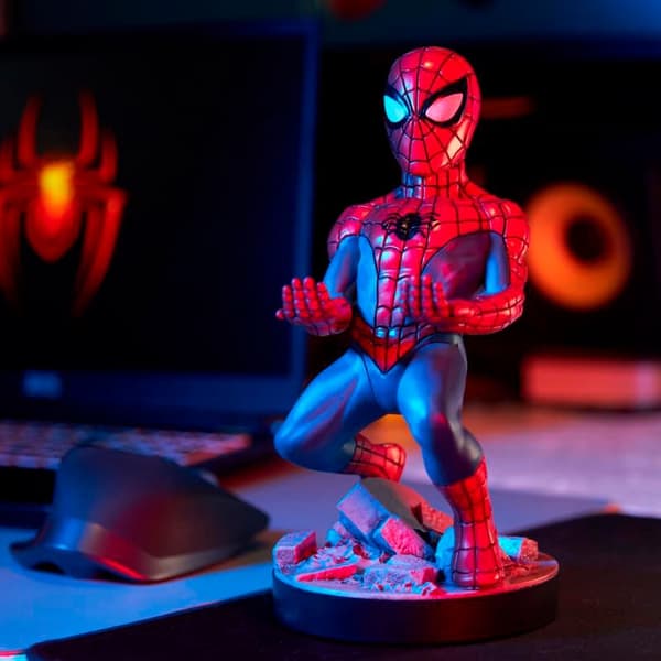 Marvel Spiderman figure clamping bracket Cable guy 21cm