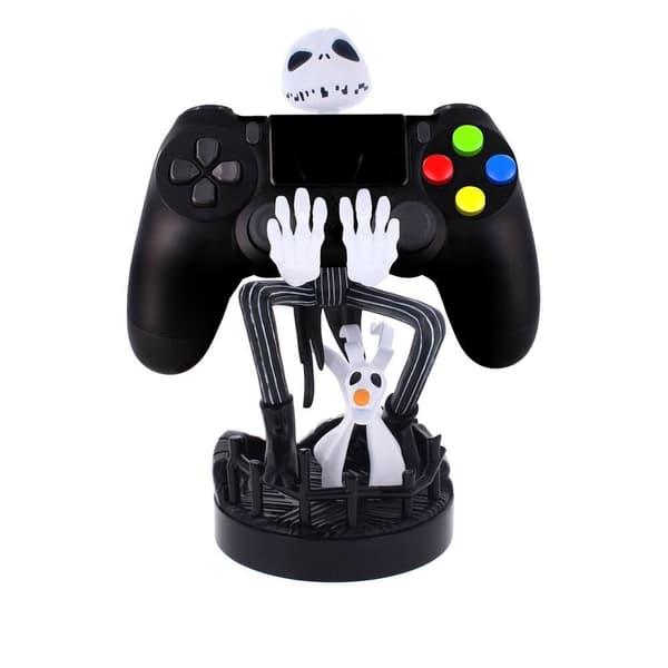 Disney Nightmare Before Christmas Jack Skellington figure clamping bracket Cable guy 21cm