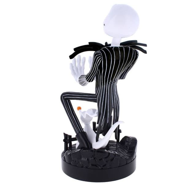 Disney Nightmare Before Christmas Jack Skellington figure clamping bracket Cable guy 21cm