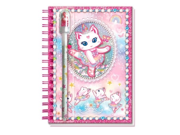 Pecoware Spiral Diary - Ballerina Cat