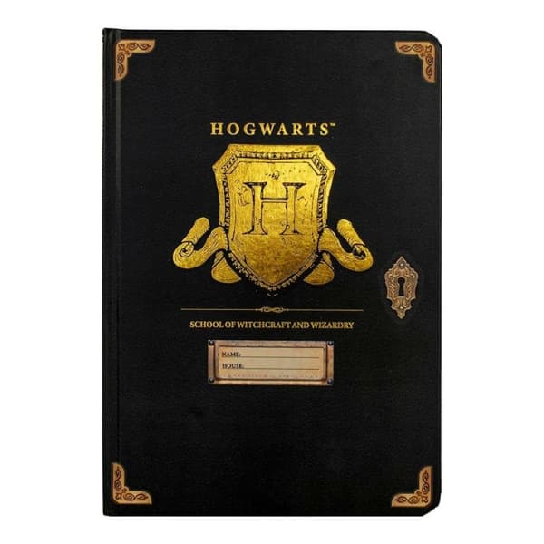 Blue Sky Harry Potter A5 Casebound Notebook - Hogwarts Shield
