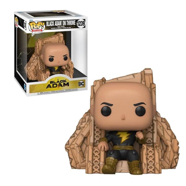 Funko Pop Deluxe: Black Adam - Black Adam On Throne