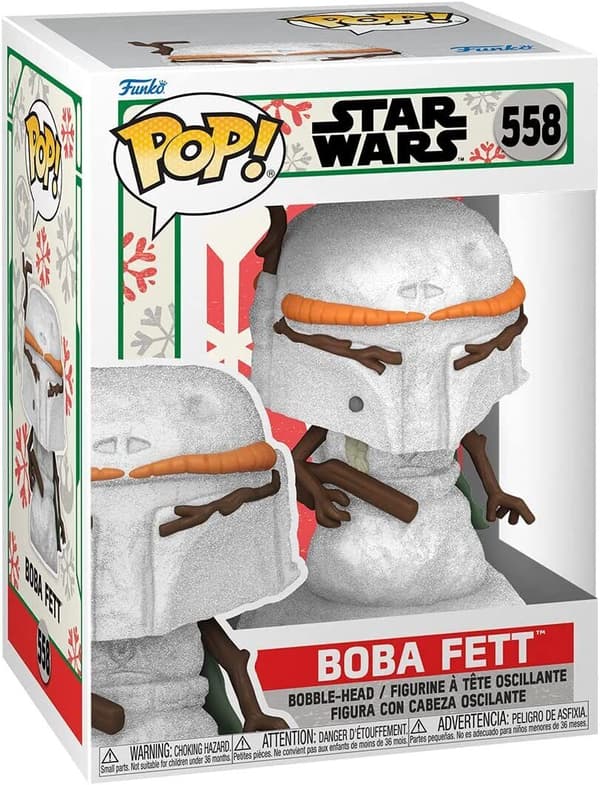 Funko Pop Star Wars: Holiday- Boba Fett(snwmn)