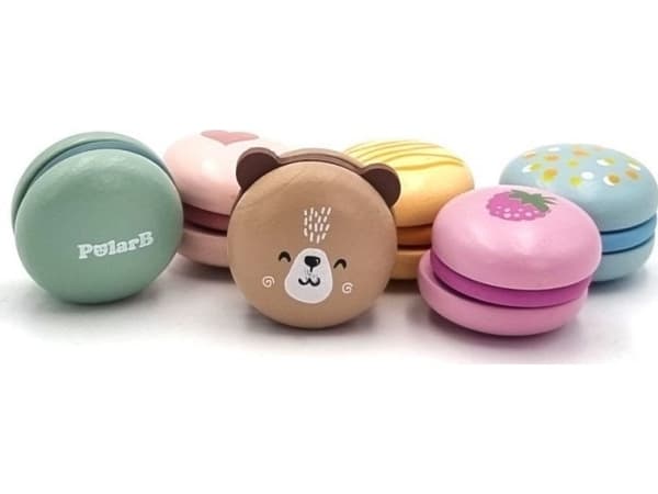 Viga Leker Viga PolarB Trekjeks Cookies Konfektsett Makroner