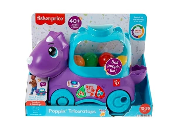 Fisher Price interaktiv leketøy dinus sprettballer