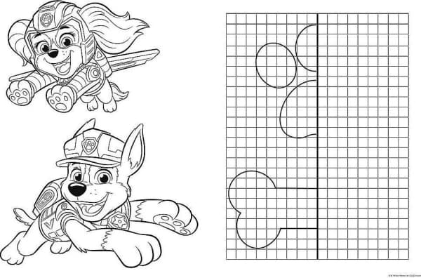 Trefl Double Sided Puzzle 24 pieces Super Maxi New Paw Patrol 3in1 challenge