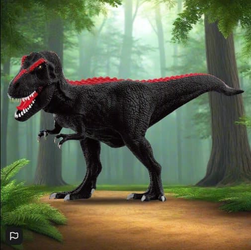 Schleich 72175 Black TRex Dinosaur