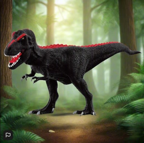 Schleich 72175 Black TRex Dinosaur