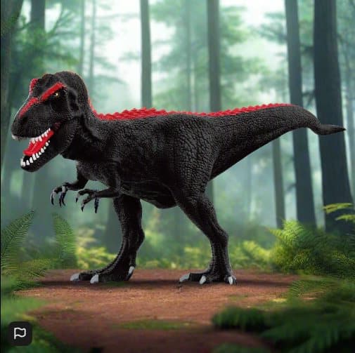 Schleich 72175 Black TRex Dinosaur