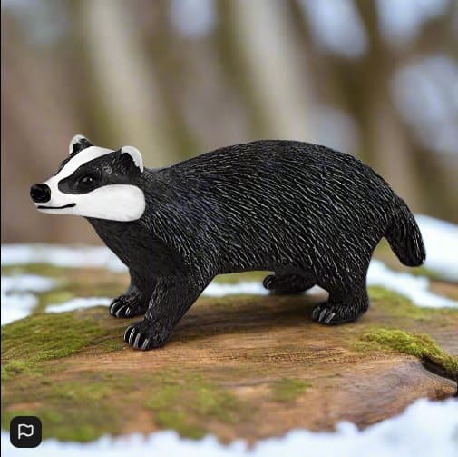 Schleich Badger Animal Figure