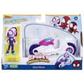 Miniatyrbild 1 av 3: Spidey Amazing Friends Motorcykel Ghost Spider