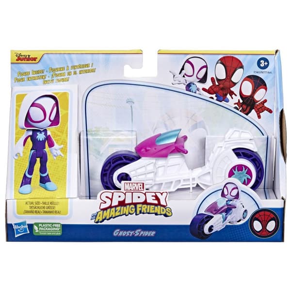 Spidey Amazing Friends Motorcykel Ghost Spider