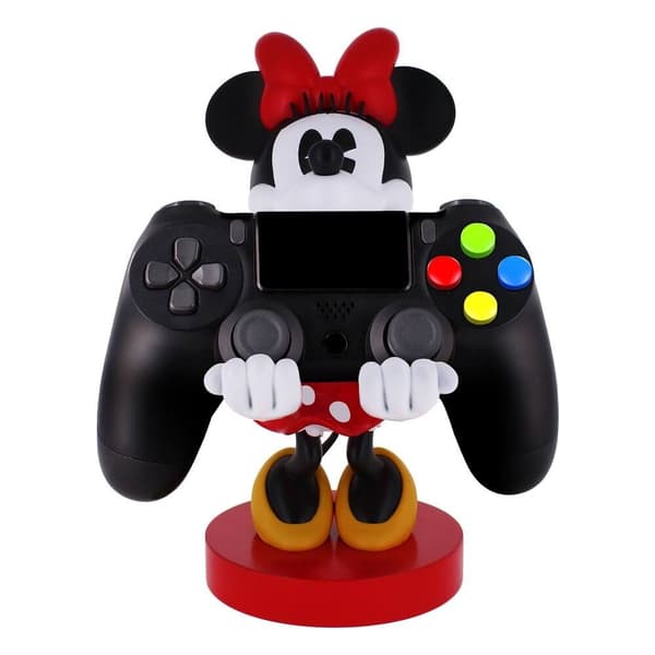 Disney Minnie figure clamping bracket Cable guy 21cm
