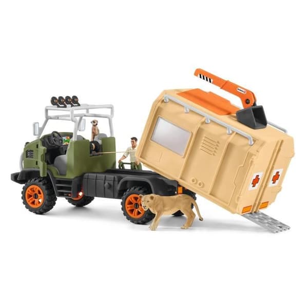 Schleich - stor djurräddningsbil - 42475