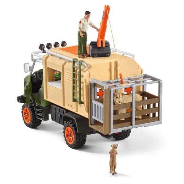 Schleich - stor djurräddningsbil - 42475