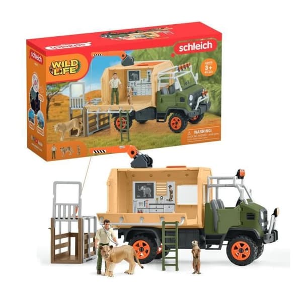Schleich - stor djurräddningsbil - 42475