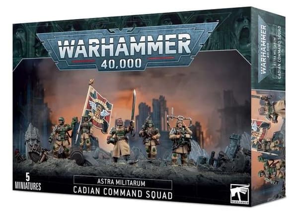 Warhammer 40K Cadian Command Squad