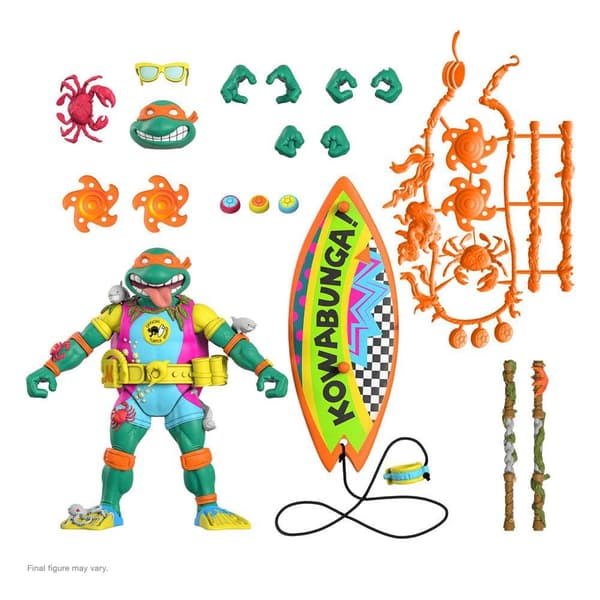 Teenage Mutant Ninja Turtles Ultimates Action Figure Sewer Surfer Mike 18 cm