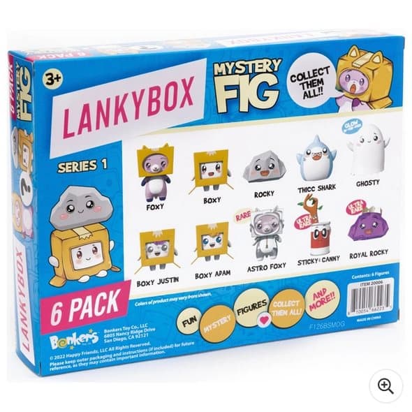 LankyBox Mystery Figure 6-Pack