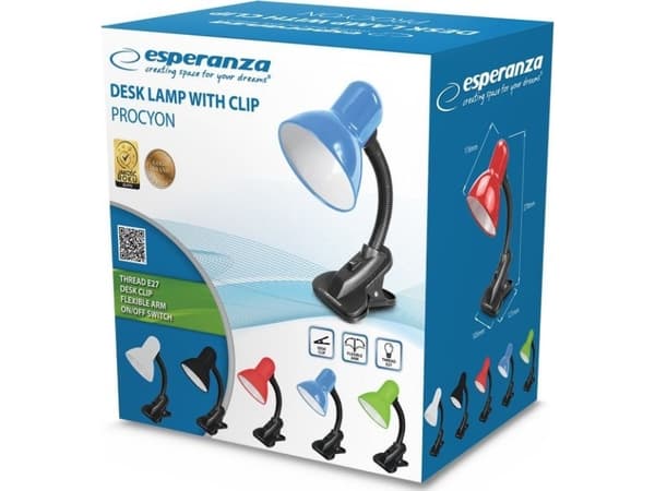 Esperanza table lamp ELD106K Esperanza table lamp e27 procyon black