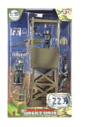 Miniatyrbild 2 av 2: World Peacekeepers 1:18 Utkikstorn m. 3 figurer