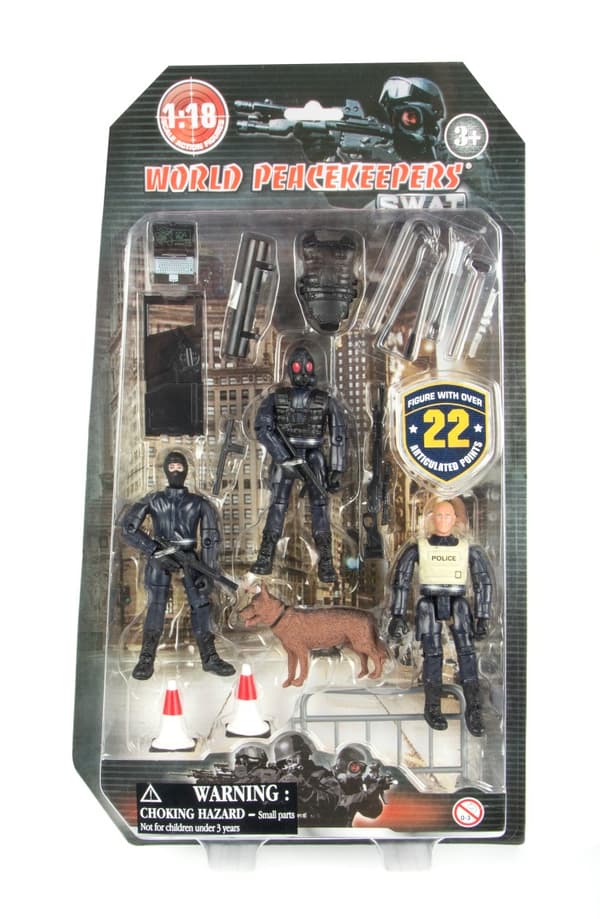 S.W.A.T. Action Figur 3-pack Typ A 1:18