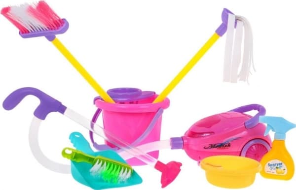 DWM HOUSEHOLD SET + HUGE VACUUM CLEANER + TROLLEY