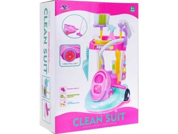 DWM HOUSEHOLD SET + HUGE VACUUM CLEANER + TROLLEY