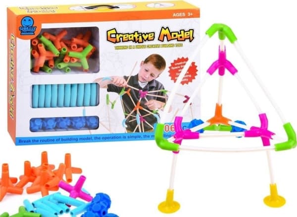 4M Construction Bricks Straw Sticks 106 stykker (ZA2950)