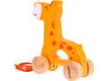 Miniatyrbild 4 av 5: Mini-giraff i trä för barn från 12 år Leksak på hjul