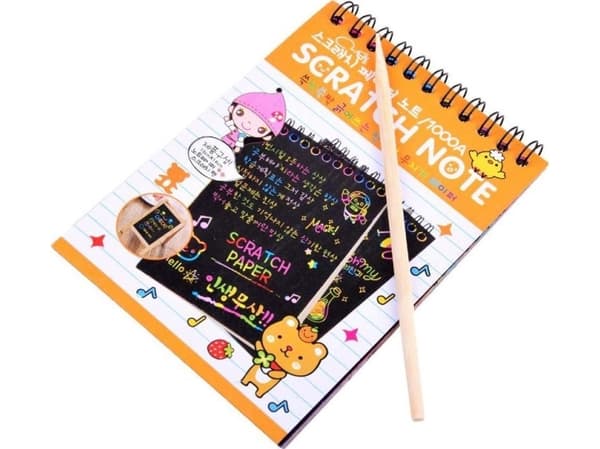 Jokomisiada Notes Rainbow skrapespill med stylus ZA3913