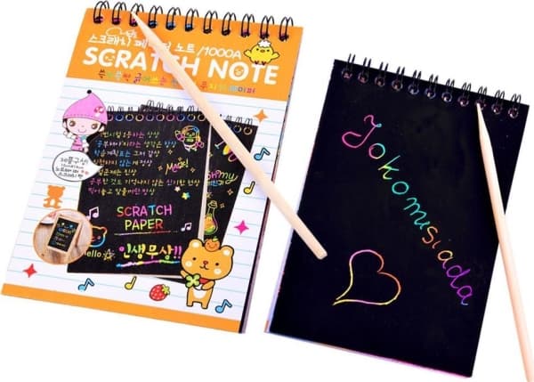 Jokomisiada Notes Rainbow skrapespill med stylus ZA3913
