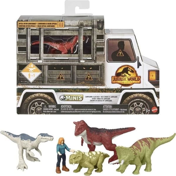 JURASSIC WORLD DOMINION CARNOTAURUS GWP72 BATTLE BOX