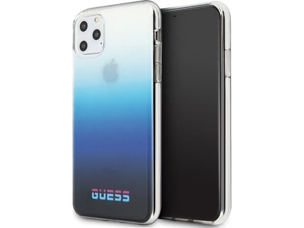 Guess GUHCN65DGCNA iPhone 11 Pro Max blå/gradient blå hardt deksel California