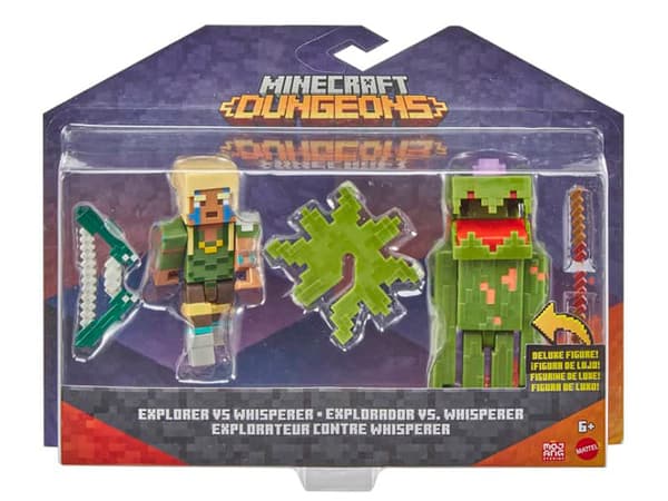 Minecraft Core Figure 2-pack Explorer vs Whisperer