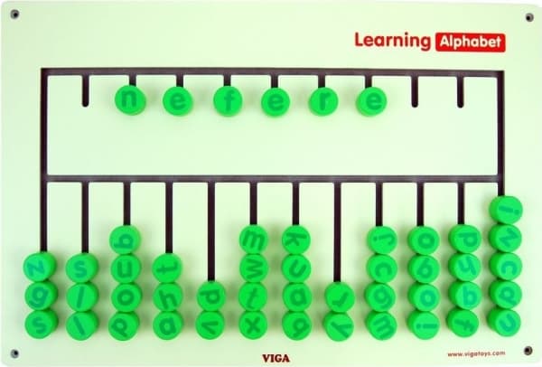 Viga Sensory Board aakkosten oppimiseen
