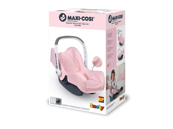 Smoby Maxi-Cosi Quinny bilsete for dukker, rosa