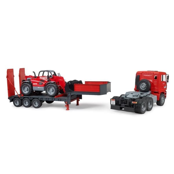 Bruder 02774 MAN TGA Lavlæsser med Manitou Teleskoplæsser