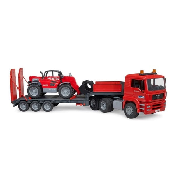Bruder 02774 MAN TGA Lavlæsser med Manitou Teleskoplæsser