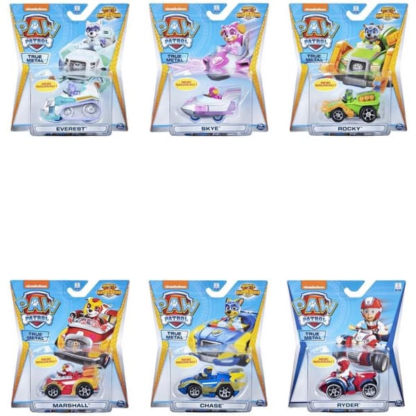 Paw Patrol Die-Cast Vehicle med Pup Assorted