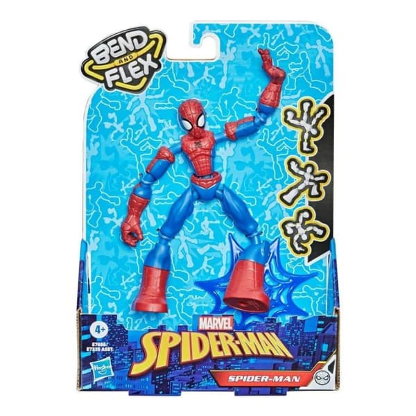 Spiderman Bend og Flex Action Figur Assorteret