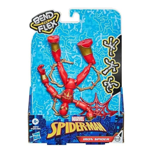 Spiderman Bend og Flex Action Figur Assorteret