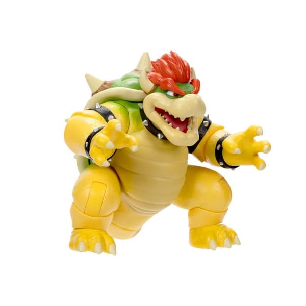 Super Mario Movie Fire Breathing Bowser Figure