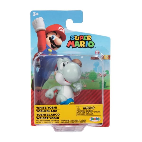 Super Mario Figure 5cm Limited White Running Yoshi (new Deco)